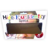 'Hide Your Identity' Specs